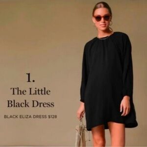 Pomander Place Tuckernuck Black Eliza Dress XS Casual Pockets